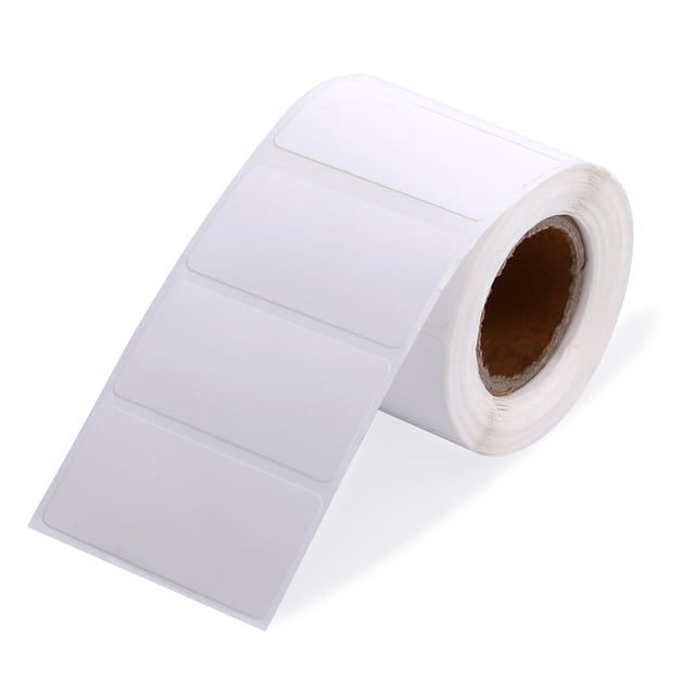 Papier d'Étiquettes Autocollant Thermique Autocollant Rouleau de Papier Imprimable Imperméable, Résistant à l'Huile et aux Déchirures Nom de Prix Code-Barres Impression Claire Convient à la Série DP23 Imprimante Thermique machine d'Étiquettes