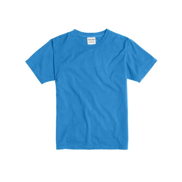 Comfortwash Youth S S Tee Color Summer Sky Blue Size X Large Walmart Com Walmart Com