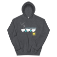 thumbnail image 2 of Itzus Collections Graphic Chase Your Dreams Motivational Hoodie, Dark Heather Unisex, Size S, 2 of 3