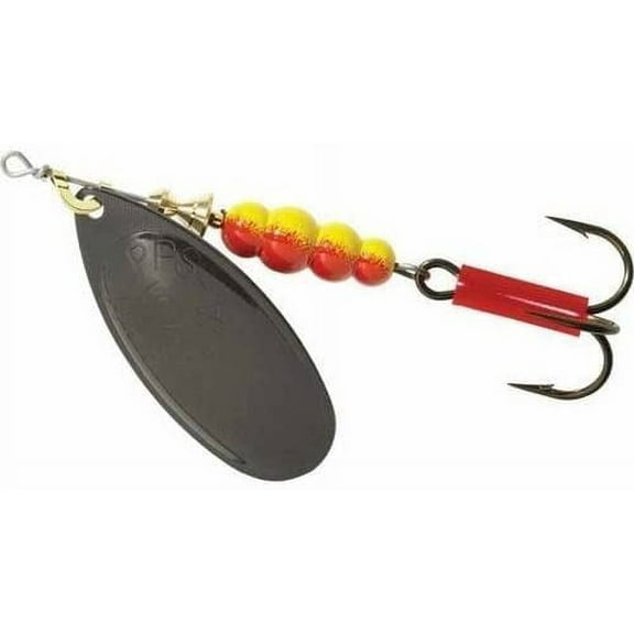 Mepps Aglia Plain Treble Fishing Lure, Black 1/2 Oz - B5 BK