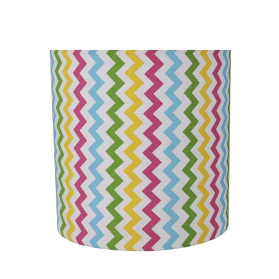 Aspen Creative 31230 Transitional Drum (Cylinder) Shaped Spider Construction Lamp Shade in White, 8" wide (8" x 8" x 8")