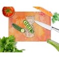 thumbnail image 2 of Leopard Watercolor Glass Cutting Board Large, 2 of 2