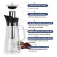 thumbnail image 4 of Cold Brew Coffee Maker, Iced Coffee Maker Machine, Cold Brew Tea Pitcher Durable Glass and Airtight Lid Coffee Pot 1.2L, 4 of 7