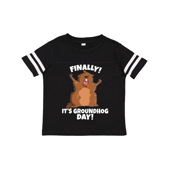 Inktastic Finally it's Groundhog Day Boys or Girls Toddler T-Shirt