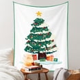 thumbnail image 1 of Tapiz para colgar en la pared, diseño de árbol de Navidad, 130 x 150 cm, 1 of 1