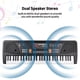 thumbnail image 3 of Piano de Teclado Eléctrico, Regalo de Cumpeados Kit de Profesional de Teclado Eléctrico 61 Key Dual Speroy Speays Portátiles para Niños Para Su Rendimiento, 3 of 7