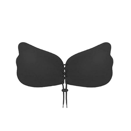 

ERTUTUYI Women Strapless Instant Lift Invisible Silicone Push Up Bra