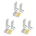 thumbnail image 2 of VONKY Securely Install Speakers With Strong Hardness Wall Mount Replacement Brackets Fashionable white 3Set, 2 of 6