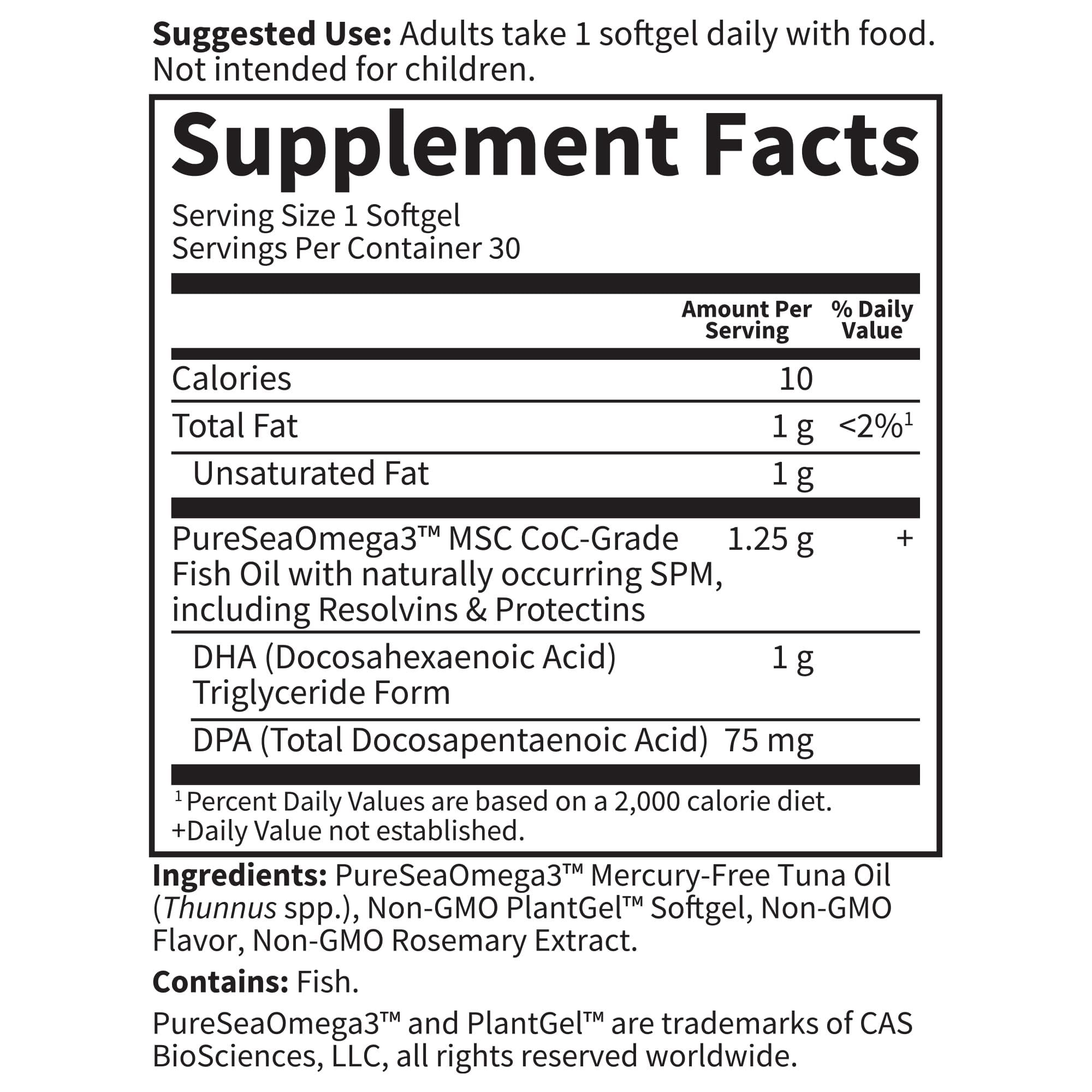 Garden of Life - Dr. Formulated DHA 1,000mg, Lemon, 30 Softgels