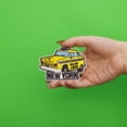 thumbnail image 2 of New York Taxi Die Cut Embroidered Iron on Patch, 2 of 2