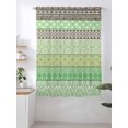 thumbnail image 2 of Sheer Curtains 72 Inches Long, Sage Green Grey Boho Semi Sheer Curtains Light Filtering Window Treatment, Vintage Ethnic Tribe Abstract Art Privacy Voile Drapes for Living Room Bedroom 52x72 Inch, 2 of 7