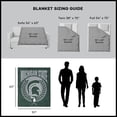 thumbnail image 5 of Michigan State NCAA Apex Silk Touch Sherpa Throw 50x60 inches, 5 of 5