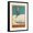 Black Frame, variant on Art.com French Ski Poster with Ski Jumper Art Print, 24" x 36"