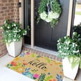thumbnail image 4 of Spring Door Mat 30 X 17 Inch - Floral Hello Spring Doormat Indoor Outdoor Entrance Patio Floor Mat Non Slip Durable Spring Decor Rubber Mats, 4 of 4