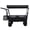 Black + Steel+1, variant on YANGXUN All-Terrain Folding Utility Cart with Detachable Sun Cover for Outdoor Activities