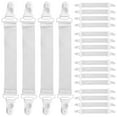 thumbnail image 5 of Taxenne 20-Pack Bed Sheet Holder Straps with Fitted Sheet Clips and Fasteners for Secure Bedding, 5 of 10