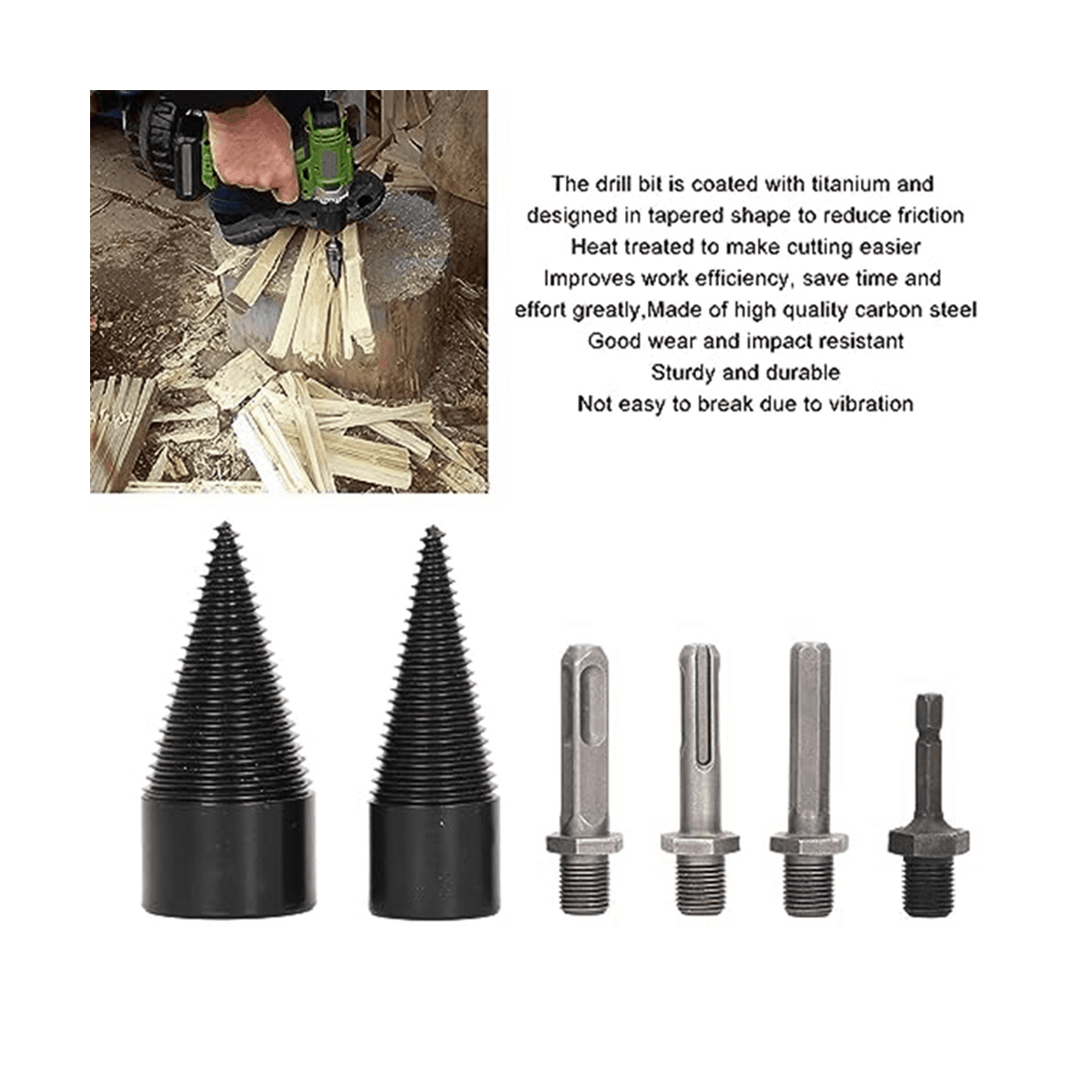 Hex shank firewood discount drill bit screwfix