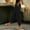 Black, variant on Waffle Knit Harem Pants for Women Side Slit High Waisted Wide Leg Trousers Fasion Baggy Jogger Pants with Pockets