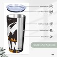 thumbnail image 6 of Kll Not All Who Wander Are Lost4 Stainless Steel Vacuum Insulated Coffee Cup 20 Oz Insulated Travel Mug Water Cup With Leak-Proof Straw Lid & Flip Lid,1 Metal Straws,1 Cleaning Brush, 6 of 8