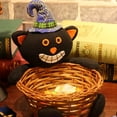 thumbnail image 4 of Halloween Candy Bowl Funny Cartoon Woven Basket Candy Basket Table Decoration, 4 of 8