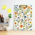 thumbnail image 2 of FORMRS Acrylic Clipboard with Low Profile Clip Standard A4 Letter Size, 12.5" x 9", Watercolor Wildflowers Pattern, 2 of 8