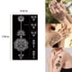 thumbnail image 2 of Kit de tatuaje temporal XMASIR de 16 hojas con plantillas para mujer, 2 of 5