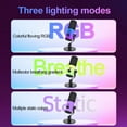 thumbnail image 3 of USB Power PC Microphone With Studio Sound Color Lighting Quick Sensitivity Control Shockproof, 3 of 8
