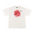 thumbnail image 1 of Camiseta retro de verano con estampado de pantalla de vidrio nuevo, camiseta holgada lavada hecha de tela vieja, camiseta de manga corta de tendencia de calle alta, 1 of 6