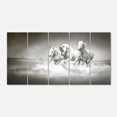 thumbnail image 2 of Horses Running Through Water - Oversized Animal Wall Art, 2 of 3