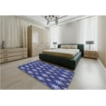 thumbnail image 5 of Ahgly Company Machine Washable Indoor Rectangle Transitional Blue Area Rugs, 3' x 5', 5 of 7