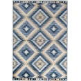 thumbnail image 5 of Soleil BR30J Kilim Denim Tribal Moroccan blue Area Rug, 5'x7', 5 of 10