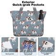 thumbnail image 2 of Tote Bag for Women - King Charles Cavalier Shoulder Bag - Large Utility Work Duffle Bag with Zipper Handbag for Travel, Work, Sprots, 2 of 5