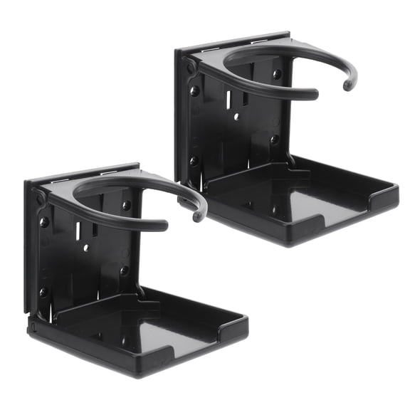 NIAIZEK 2-Pack Black ABS Plastic Foosball Table Drink Bottle Holder Rack Accessory for Game Room