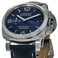 thumbnail image 2 of Panerai Luminor Marina 44mm Blue Dial Leather Strap Men's Watch PAM01313, 2 of 4
