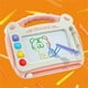 thumbnail image 4 of Tablero de dibujo magnético para niños | Bloc de garabato sin desorden, azul | Juego de mesa de escritura borrable con bolígrafo, sellos, brocha, libro para colorear | Juguete de boceto portátil, 4 of 7