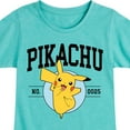 thumbnail image 3 of Pokémon  - Pikachu Collegiate - Youth Girls Short Sleeve Graphic T-Shirt, 3 of 5