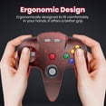 thumbnail image 5 of Luxmo Wireless 2.4G N64 Controller Game Pad Joystick for N64 Game System/Switch PC Mac(2 Pack), 5 of 8