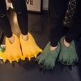 thumbnail image 3 of Aellinatey Adult Cute Plush Animal Paw Slipper Fuzzy Warm House Shoes for Couple Present, 3 of 20