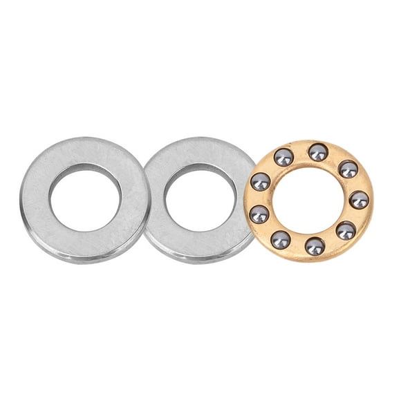 10pcs Thrust Ball Bearing, Miniature High Flat Steel Bearings Set Metal Ball Bearings For Oven Turntable Jack Pump
