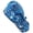 Blue, variant on Women's Adjustable Cotton Working Cap with Buttons, Ponytail Pocket Scrub Hat for Dental Nursing Use