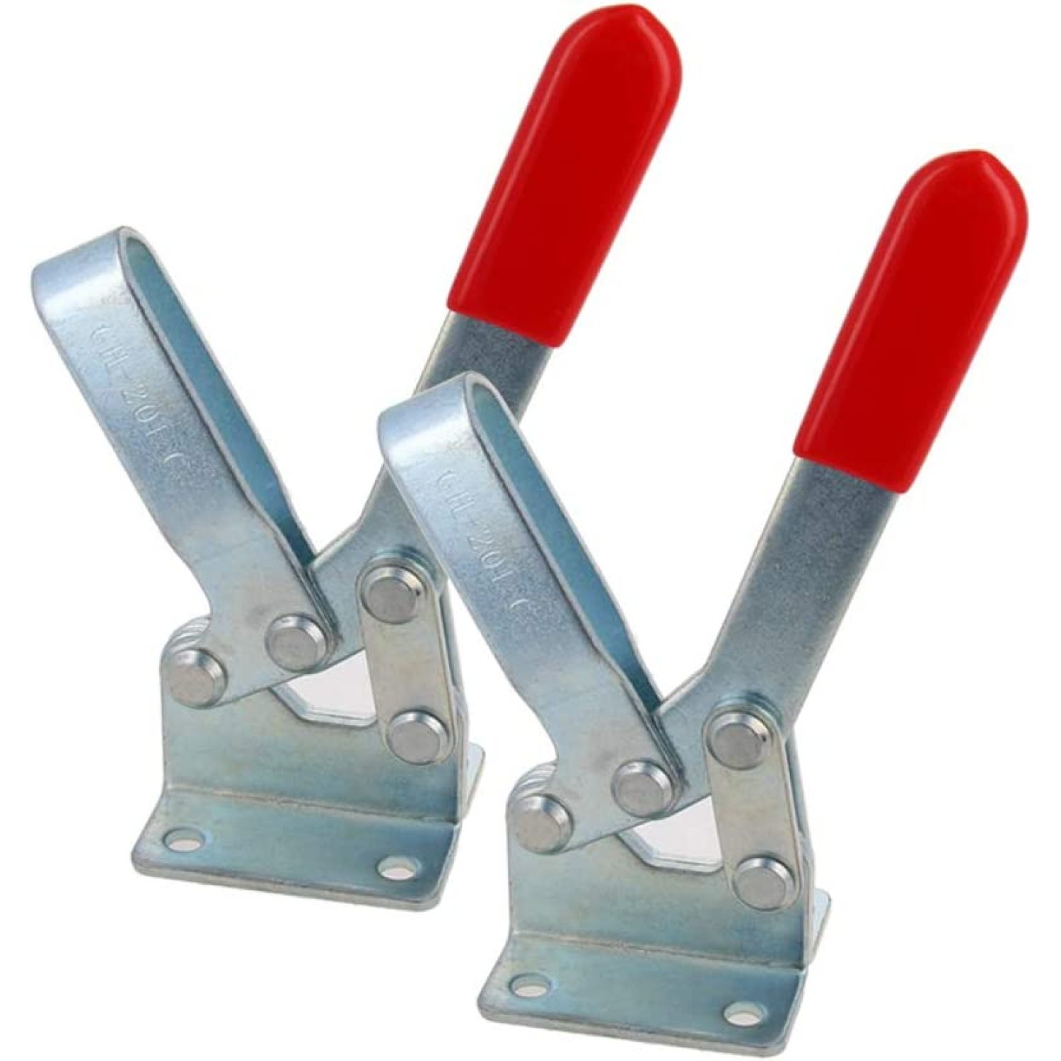 CintBllTer Toggle Clamp GH201C Antislip Red Horizontal Clamp Quick