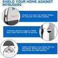thumbnail image 3 of 2 Pack Ultra Slim Vibration Alarm 130dB Window Alarms for Security Detects Glassbreak & Vibration Intruder Glass Break Security Alert Glass Siren for Door Shed Security Home Office Dorm Room RV, 3 of 5