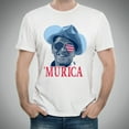 thumbnail image 5 of UGP Campus Apparel Ronald Reagan Murica Basic Cotton T-Shirt - Small - White, 5 of 6