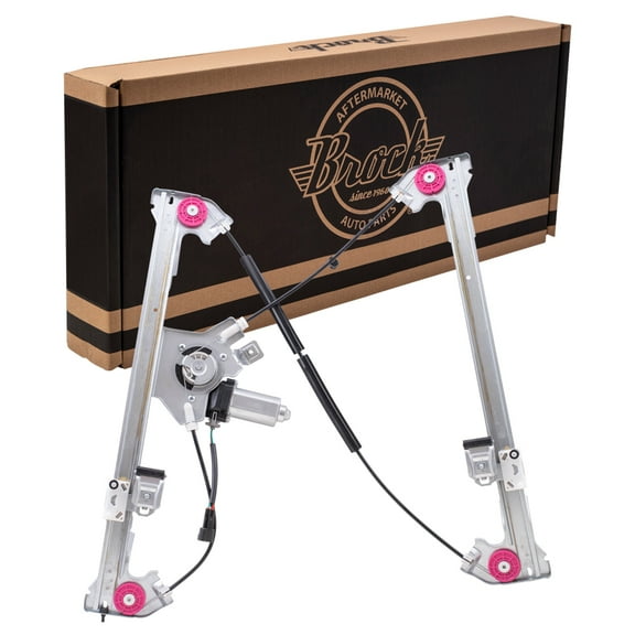 Brock Window Regulator w/ Motor for 2004-2008 F-150 Crew Cab Rear Right 6L3Z1627000AA