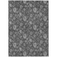 thumbnail image 2 of Addison Rugs Chantille Indoor/Outdoor Transitional Floral Gray Washable Rectangle Rug, 9' x 12', 2 of 6