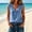 Blue, variant on WRFWUL Womens Cotton Linen Sleeveless Tank Tops Trendy Ruffle V Neck Button Down Vest Elegant Casual Summer Gauze Blouses