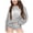 Gray, variant on Girls Cute Graphic Crewneck Sweatshirt Long Sleeve Drop Shoulder Pullover Tops(Gray,8-9 Years)