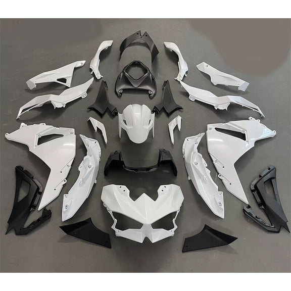Unpainted White Injection Fairing Kit For Kawasaki NINJA 500 2024 2025 Bodywork