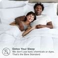 thumbnail image 3 of Bare Home 7-Piece Bed-in-a-Bag - King, White with White Sheet Set, 3 of 7