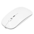 thumbnail image 5 of Sarapandan Ergonomic Design, 1600DPI, Silent Click, Smart Optical Sensor for Smooth Surfing White Rechargeable 2.4GHz Wireless Mouse, 5 of 8